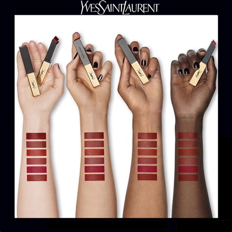 rossetto yves saint laurent anello|Rouge Pur Couture The Slim .